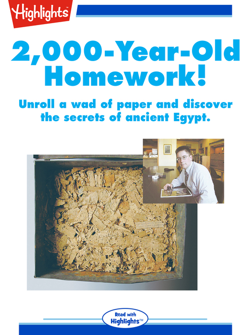 Title details for 2000 Year Old Homework! by Highlights for Children - Wait list